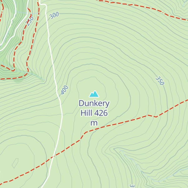 Map of Dunkery Hill