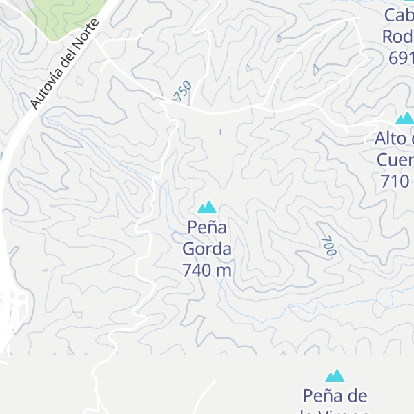 Map of Peña Gorda
