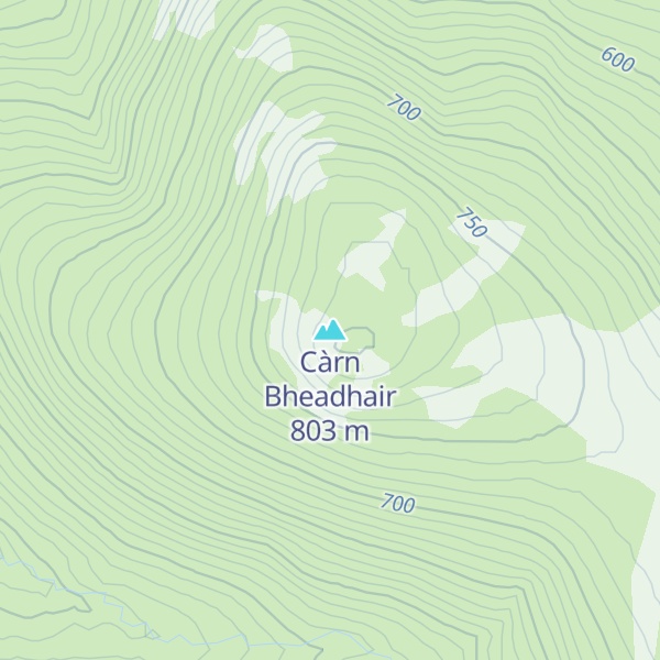 Map of Càrn Bheadhair