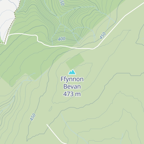 Map of Ffynnon Bevan