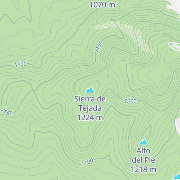 Map of Sierra de Tejada