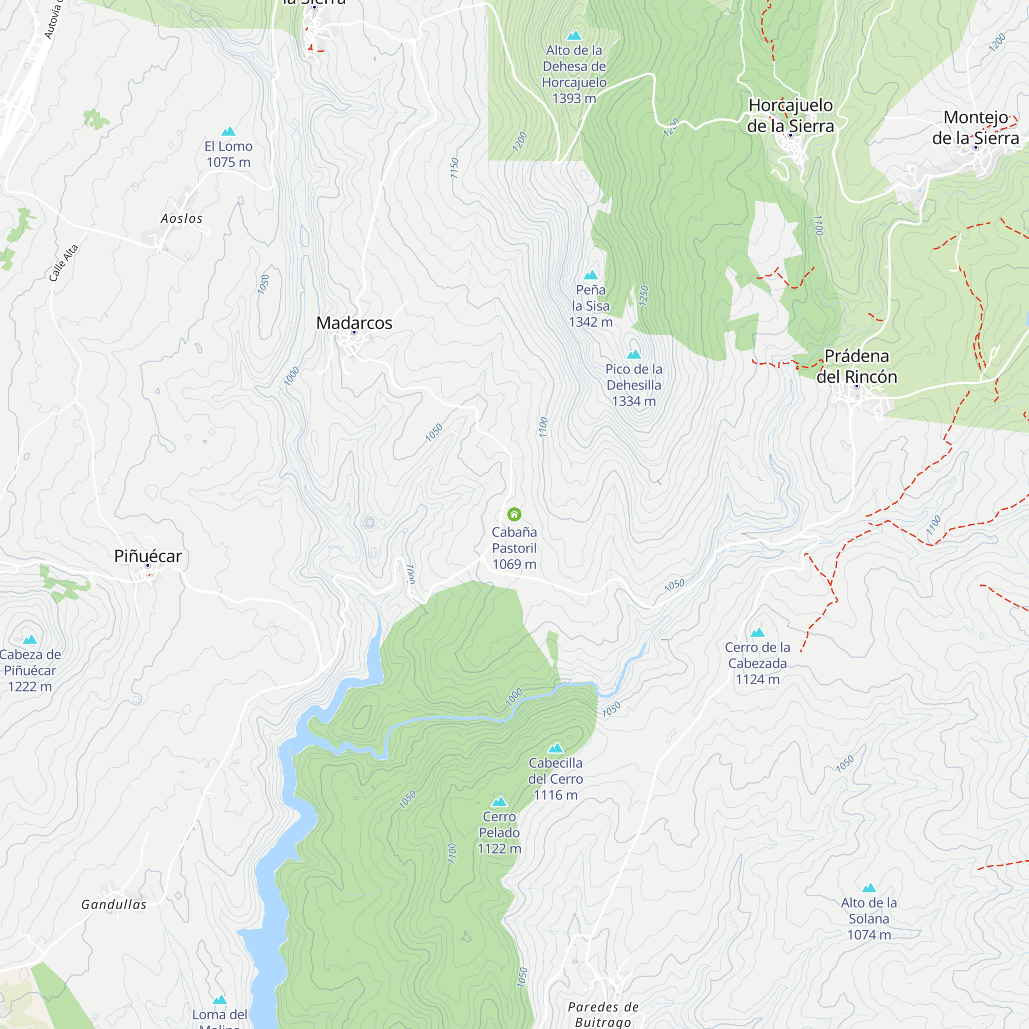 Cabaña Pastoril map