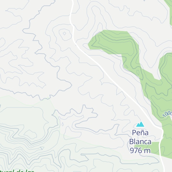 Map of Cabeza Negra