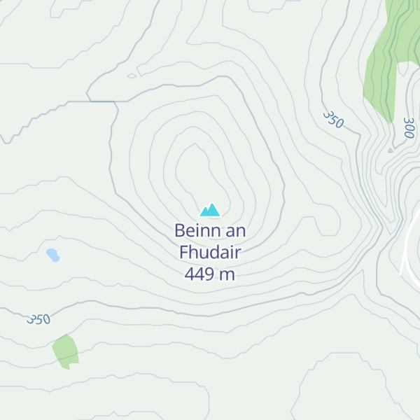 Map of Beinn an Fhudair
