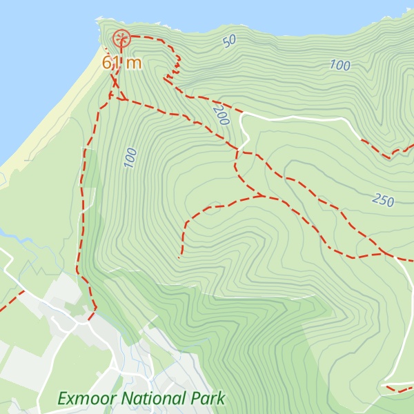Map of Bossington Hill