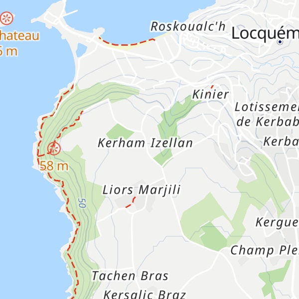 Map of Gîte Kerlauma