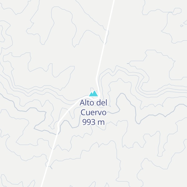 Map of Alto del Cuervo