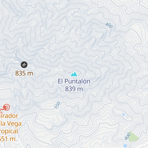 Map of El Puntalón