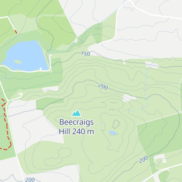 Map of Broomy Knowe