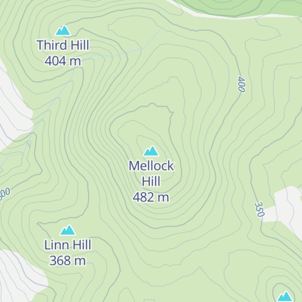 Map of Mellock Hill
