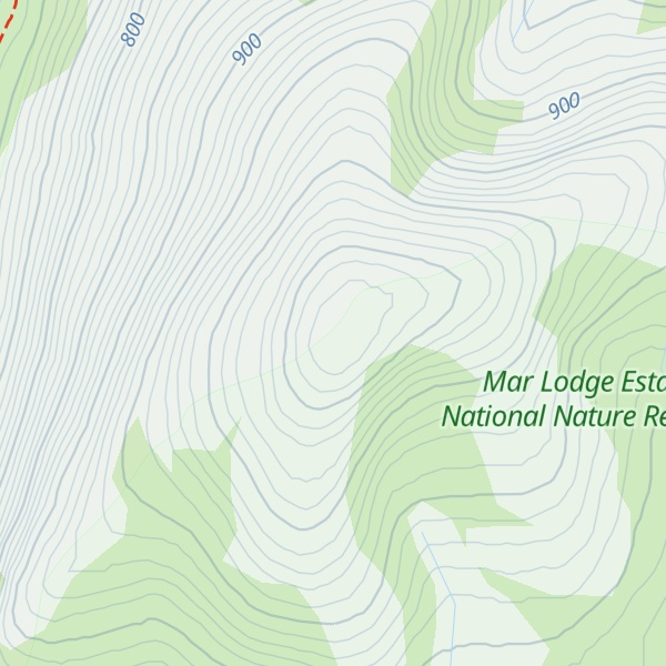 Map of Beinn a' Chaorainn
