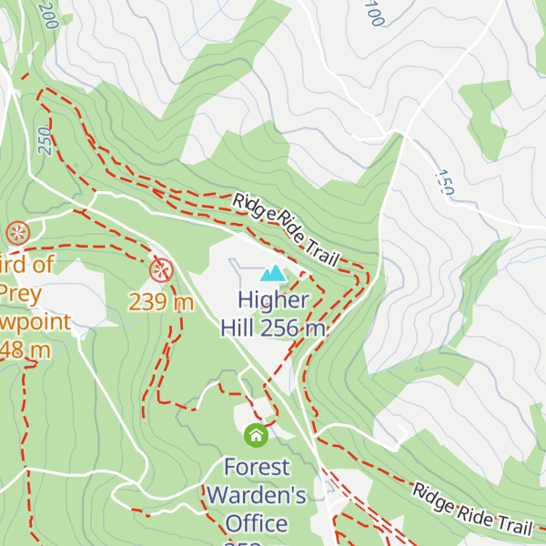 Map of Higher Hill
