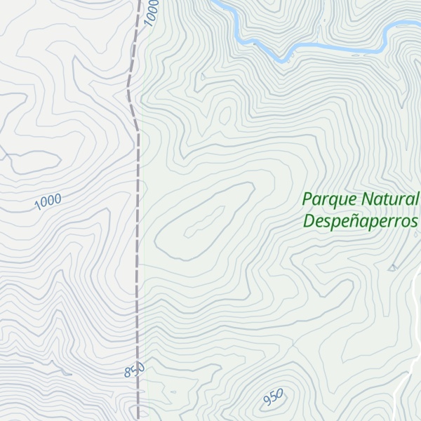 Map of Cerro Trebejil