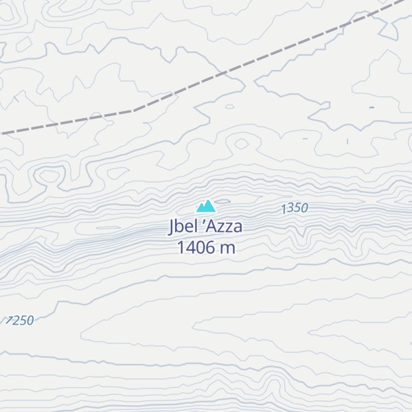 Map of Jbel ’Azza