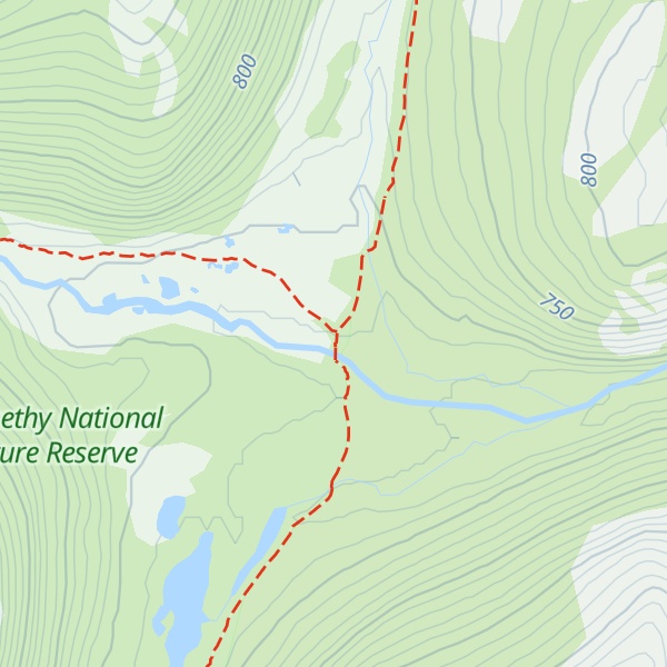Map of Fords of Avon Refuge Hut