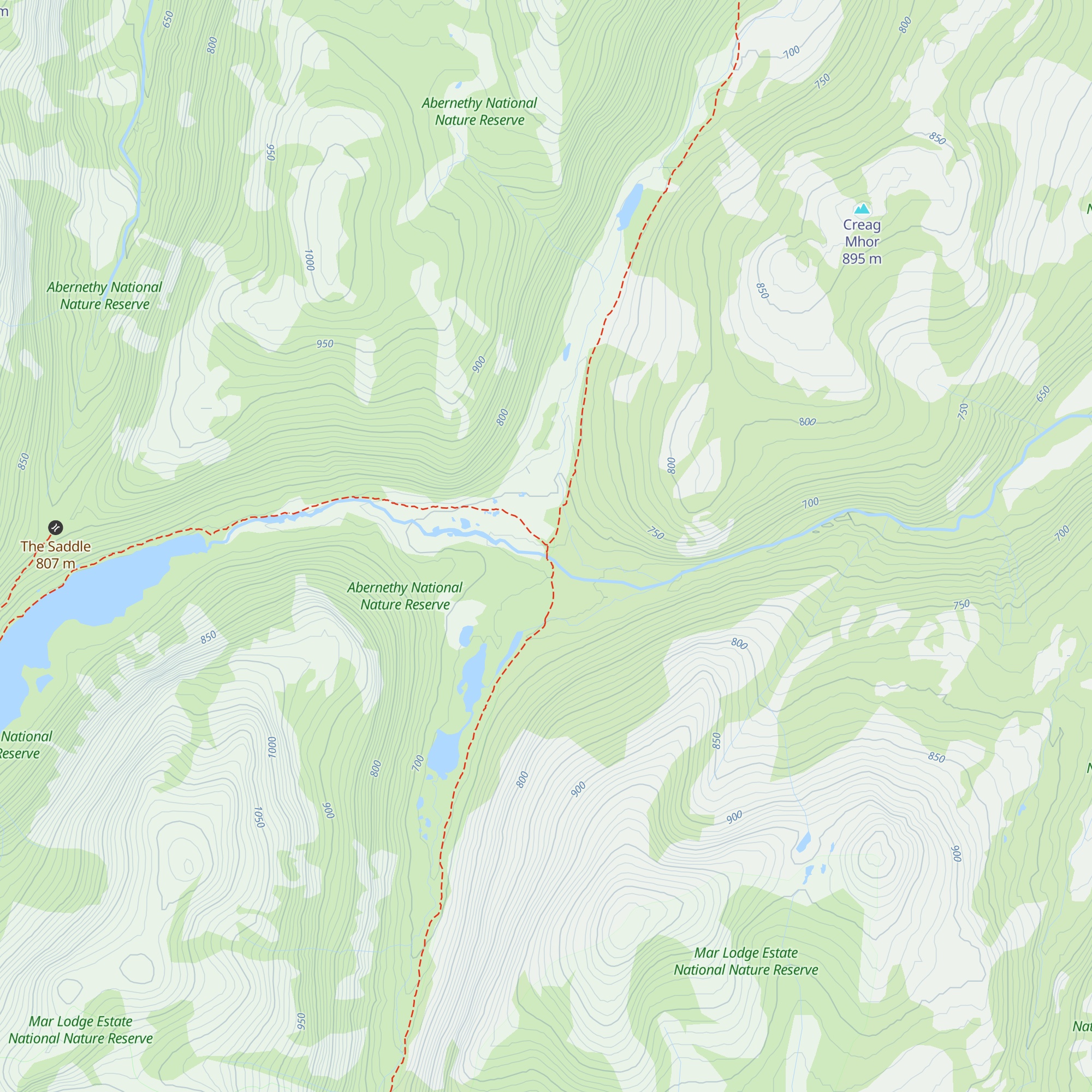 Fords of Avon Refuge Hut map