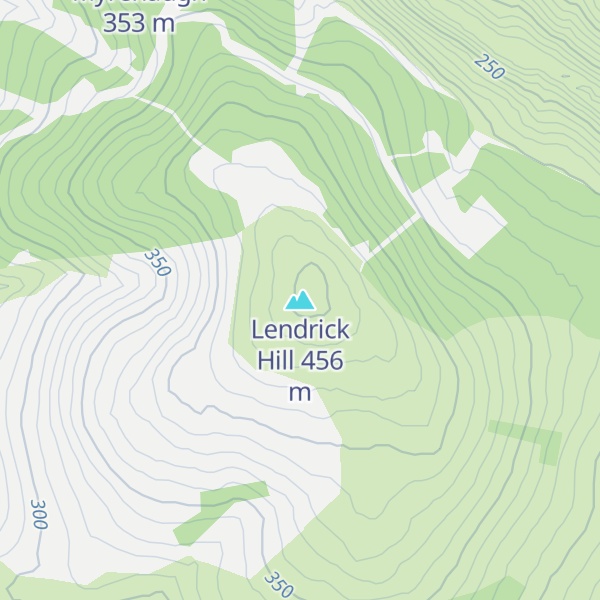 Map of Lendrick Hill