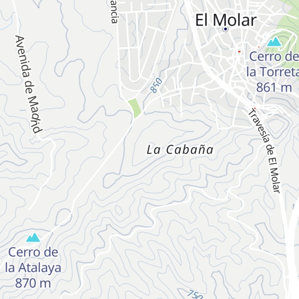 Map of Cerro de Majarromero