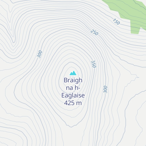 Map of Braigh na h-Eaglaise