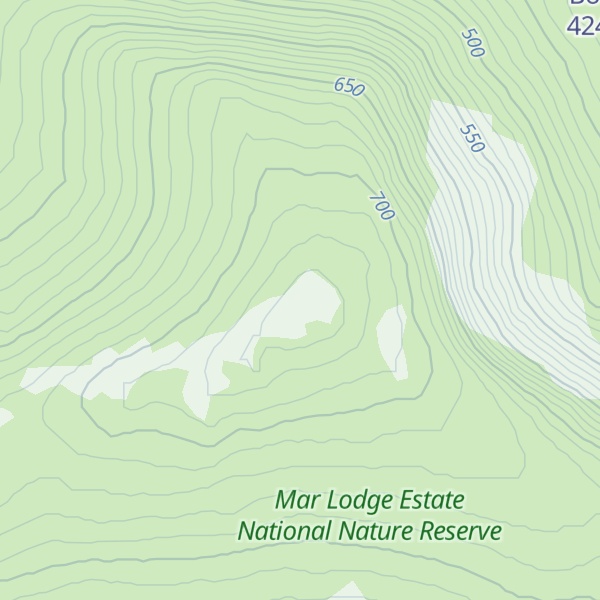 Map of Sgòr Dubh