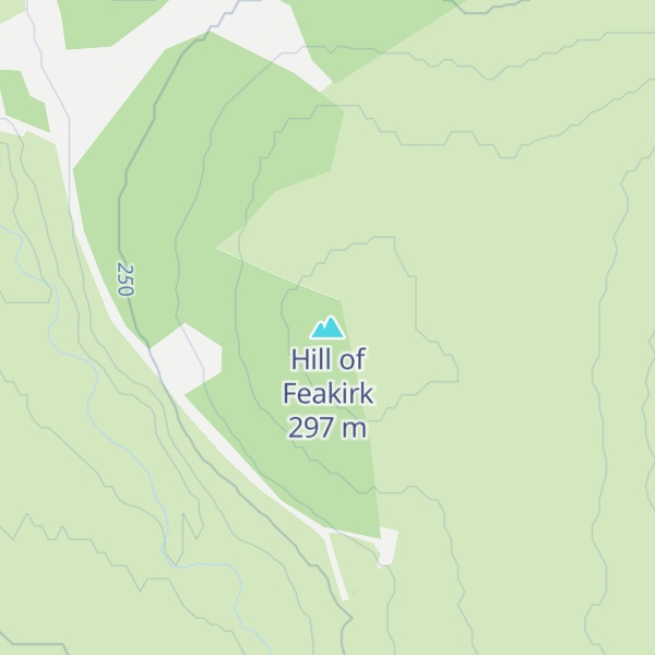 Map of Hill of Feakirk