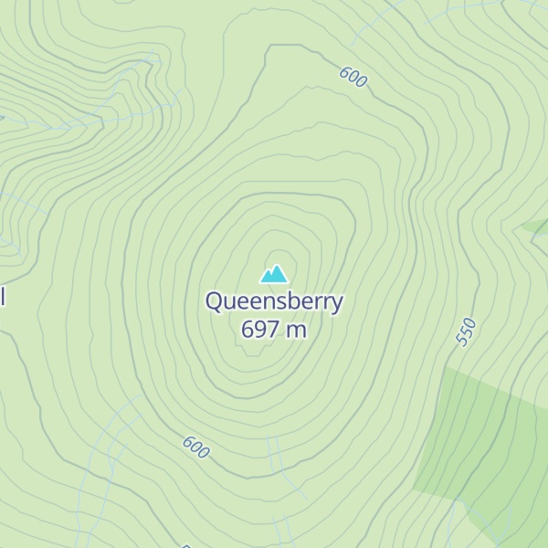 Map of Queensberry