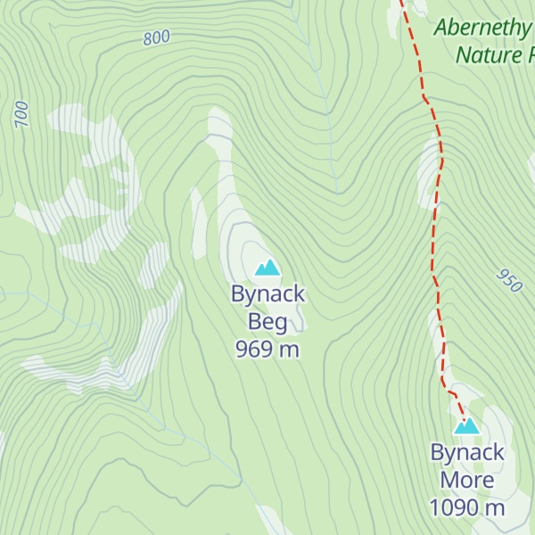 Map of Bynack Beg