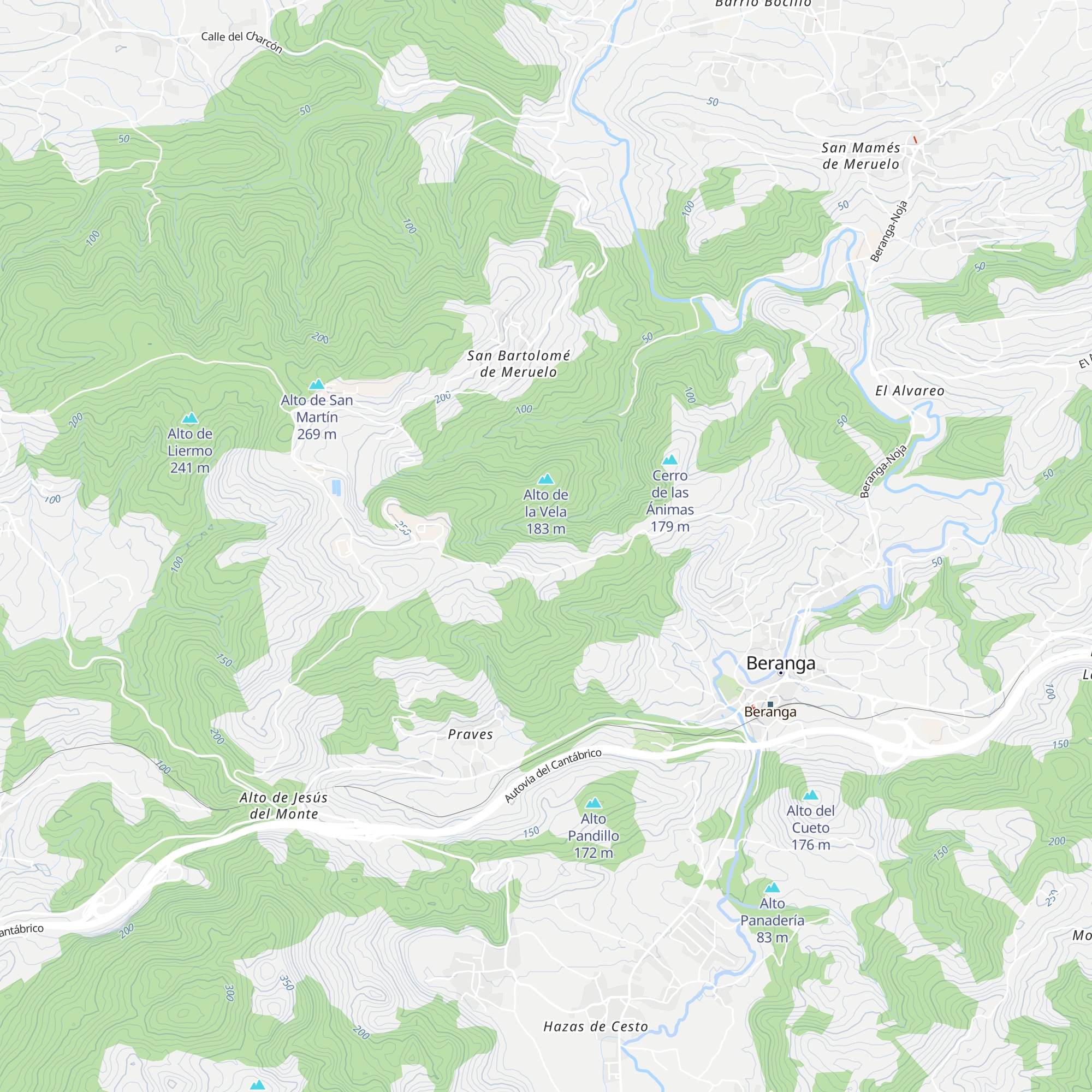 Cabaña de Pila map