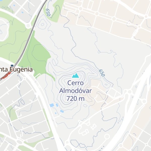 Map of Cerro Almodóvar