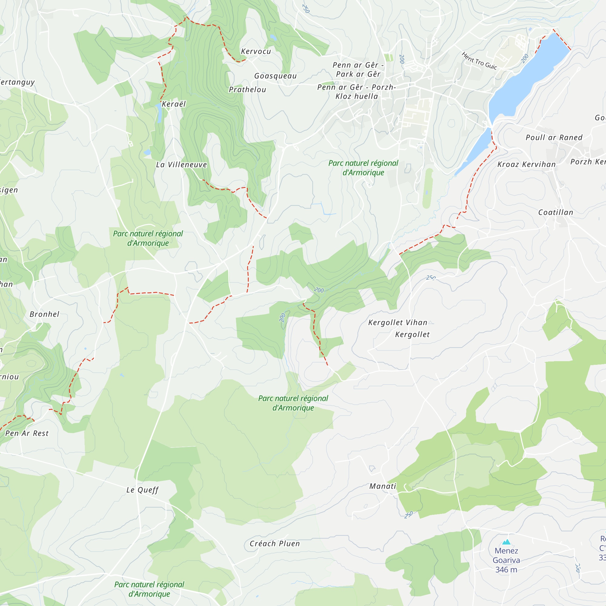Moulin de Kergariou map