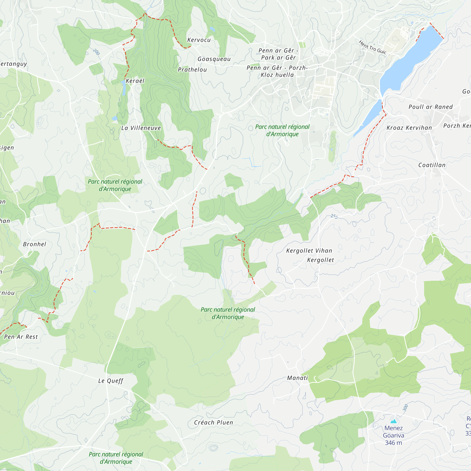Moulin de Kergariou map