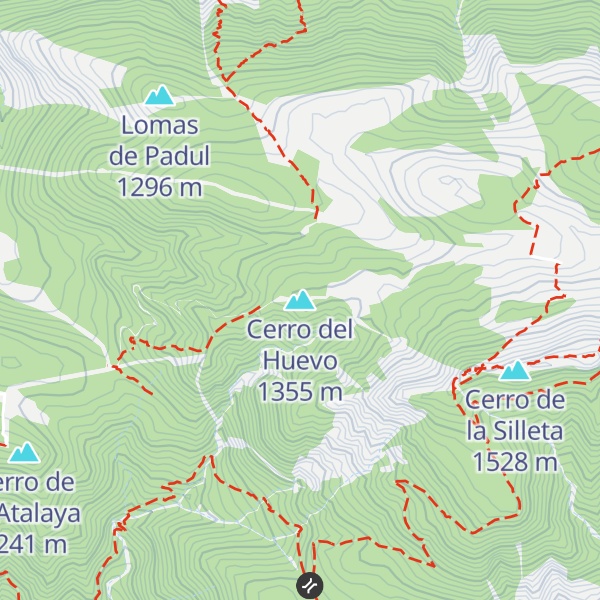 Map of Cerro del Huevo