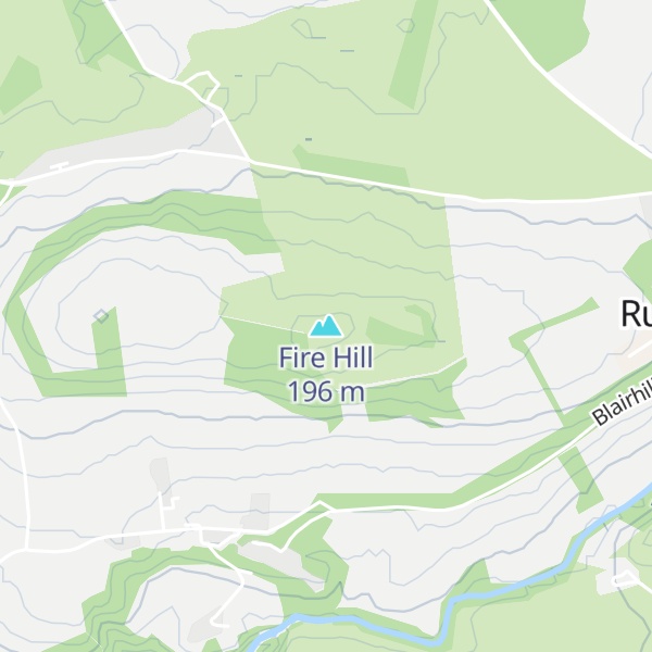Map of Fire Hill