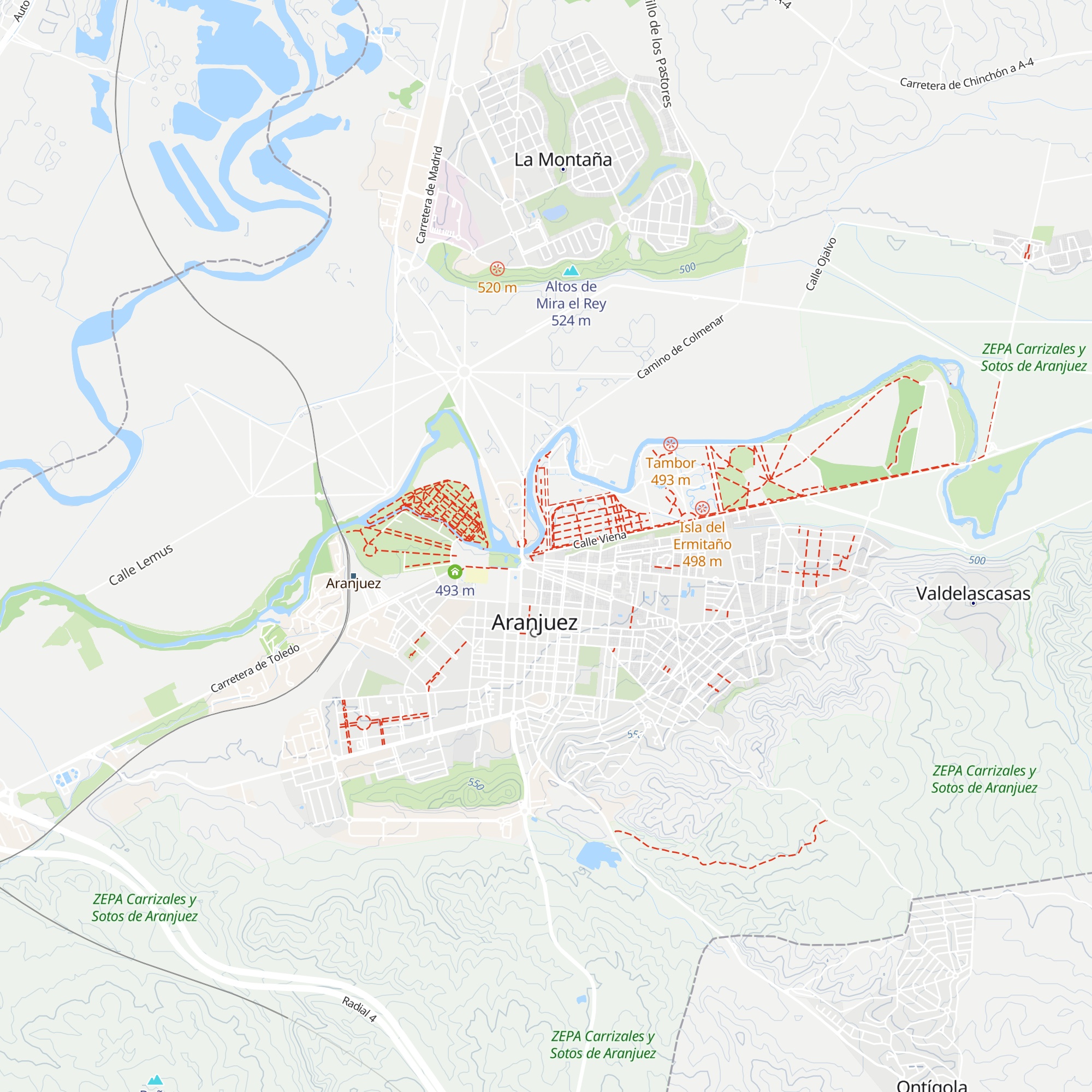 Cabaña Vigilantes map