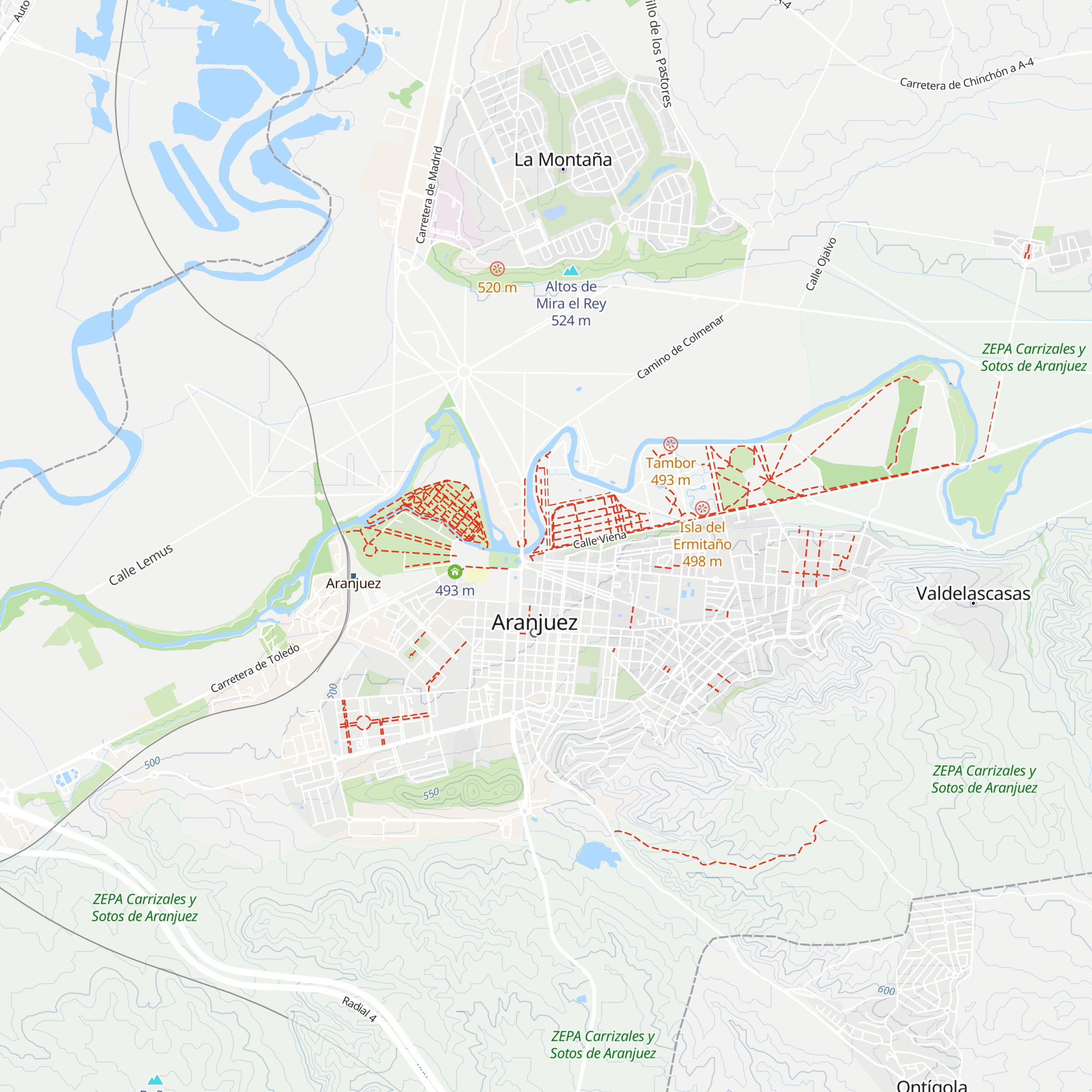 Cabaña Vigilantes map