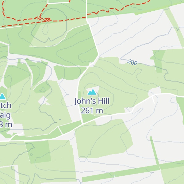 Map of John's Hill