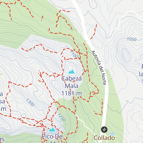 Map of Cabeza Mala