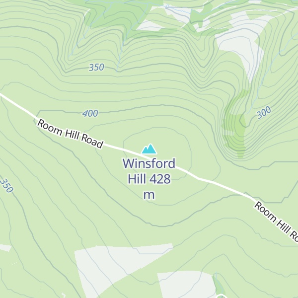 Map of Winsford Hill