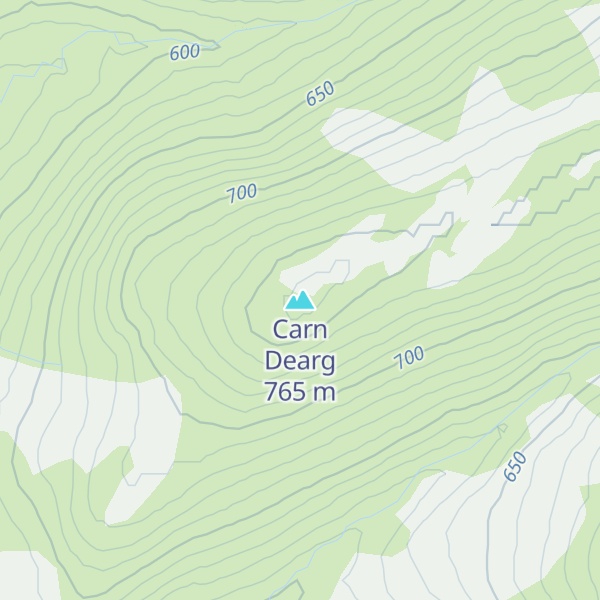 Map of Carn Dearg