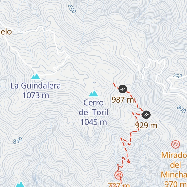 Map of Cerro del Toril