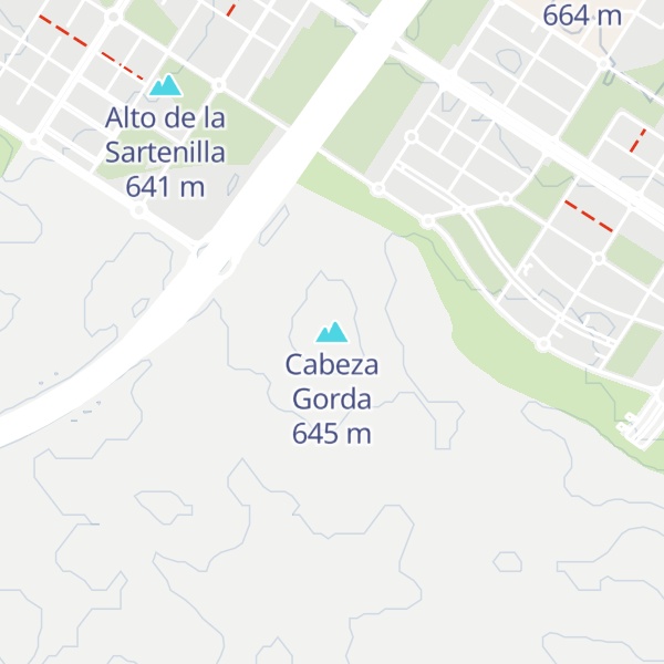 Map of Cabeza Gorda