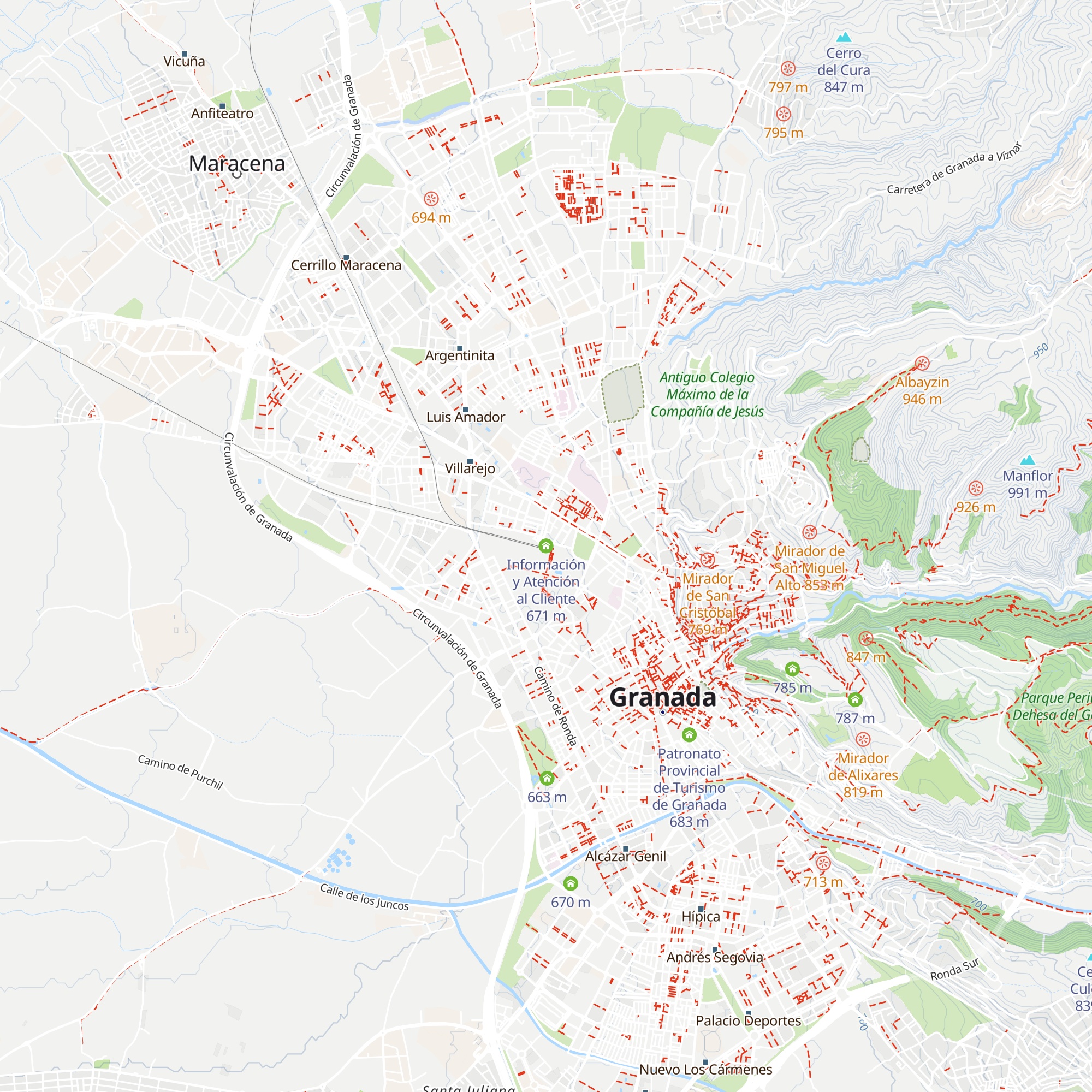 Información y Atención al Cliente map