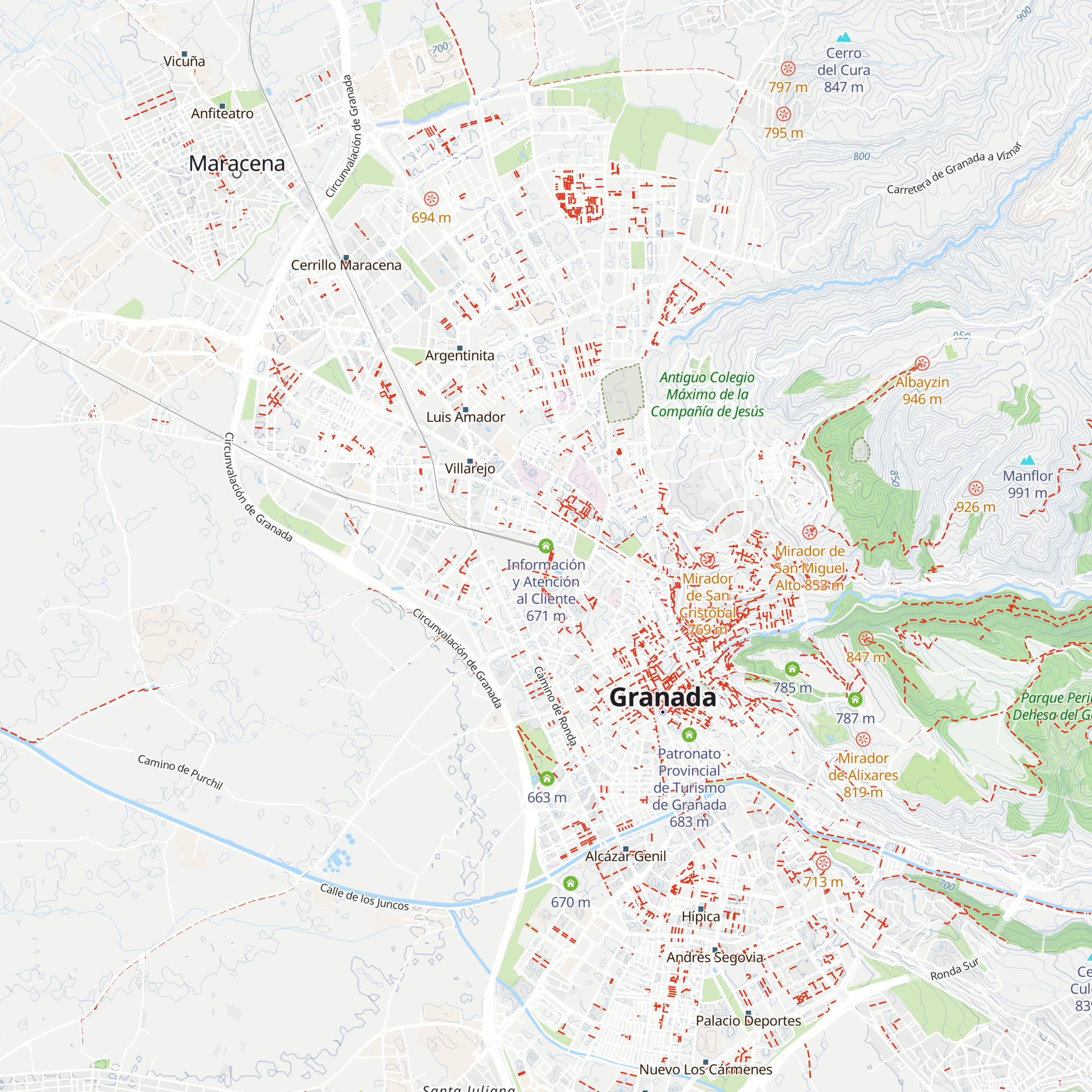 Información y Atención al Cliente map