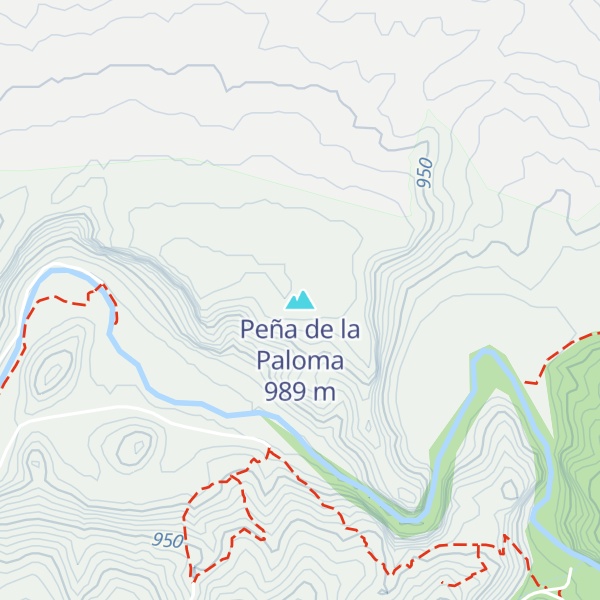 Map of Peña de la Paloma