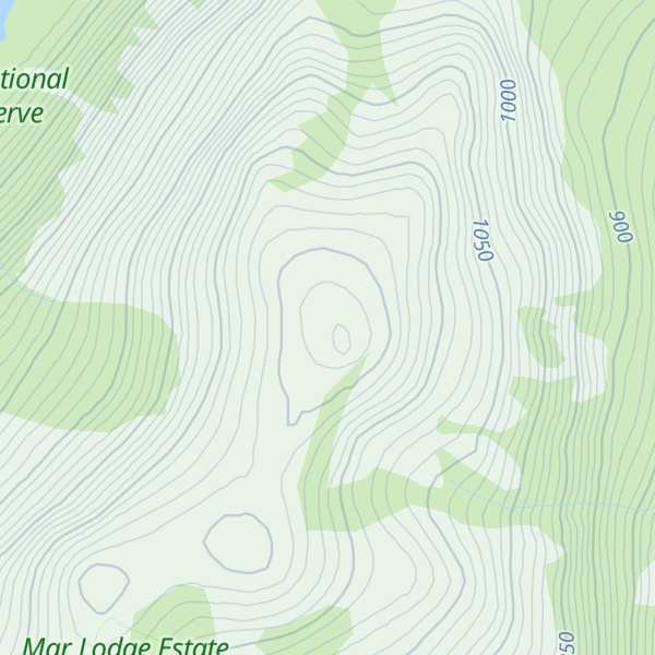 Map of Beinn Mheadhoin