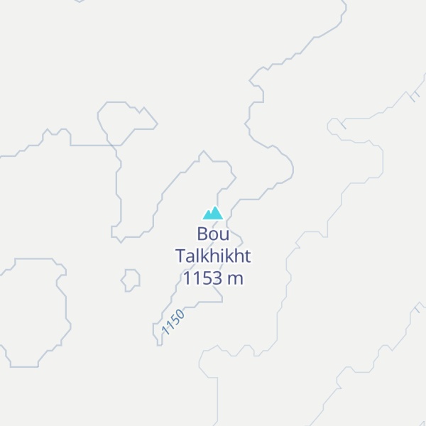 Map of Bou Talkhikht