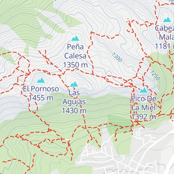 Map of Cancho de los Brezos
