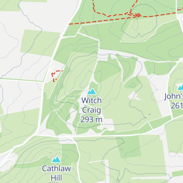 Map of Witch Craig