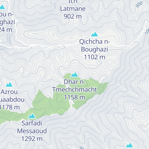 Map of Dhar n-Tmechchmacht