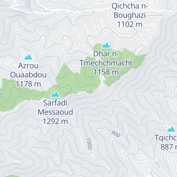 Map of Tazrout Ouchene